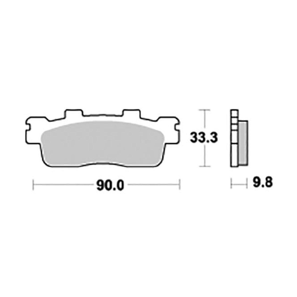 SBS 204HM Pastiglie freno KAWASAKI J 125 CC 16