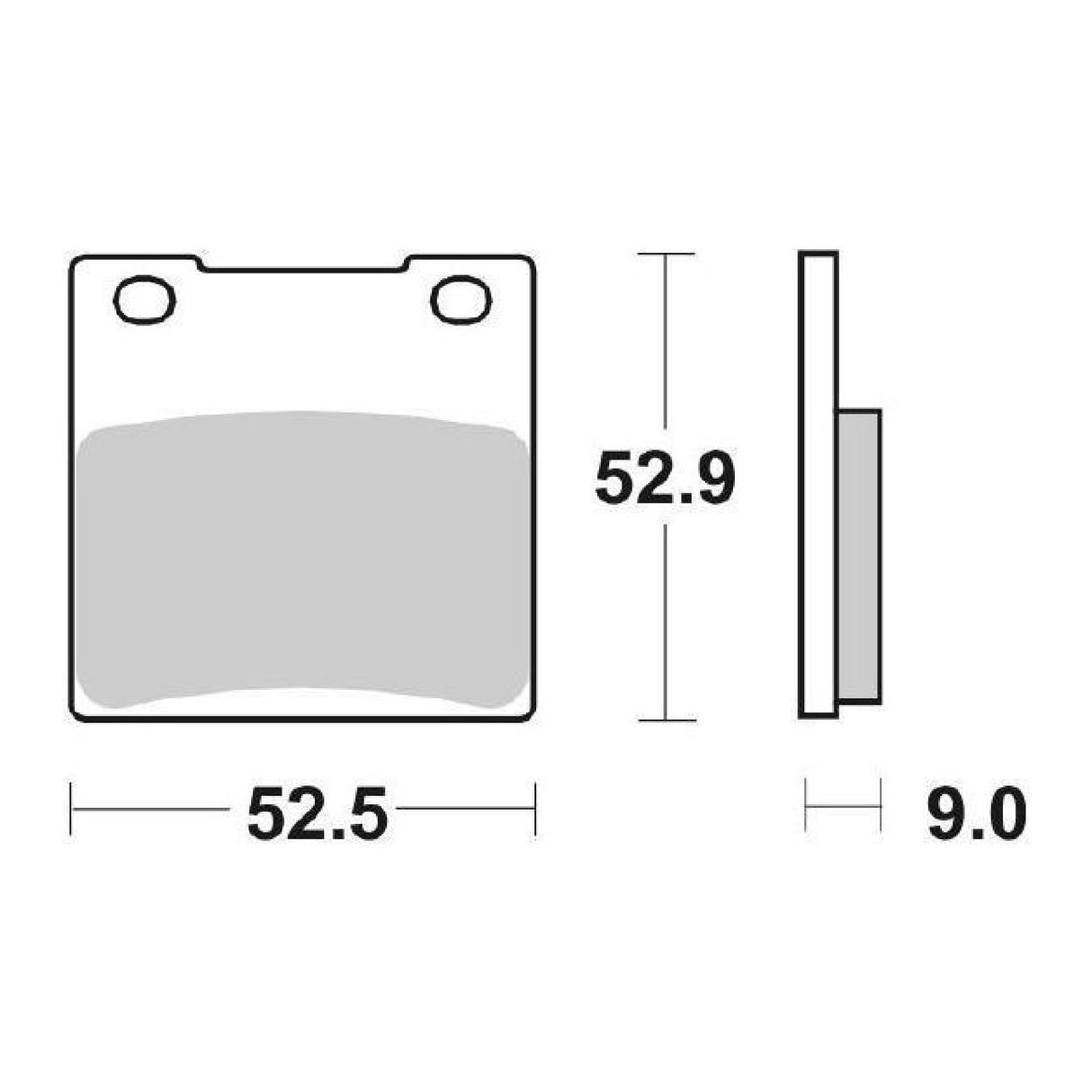 SBS 556HS Bremsbeläge vorne für GARELLI GTA 125 cm³ 86