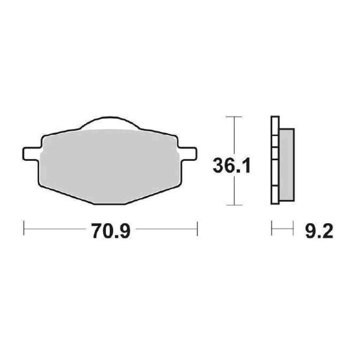 SBS 575RSI Racing Brake Pads GILERA Apache 125 CC 91/&gt;