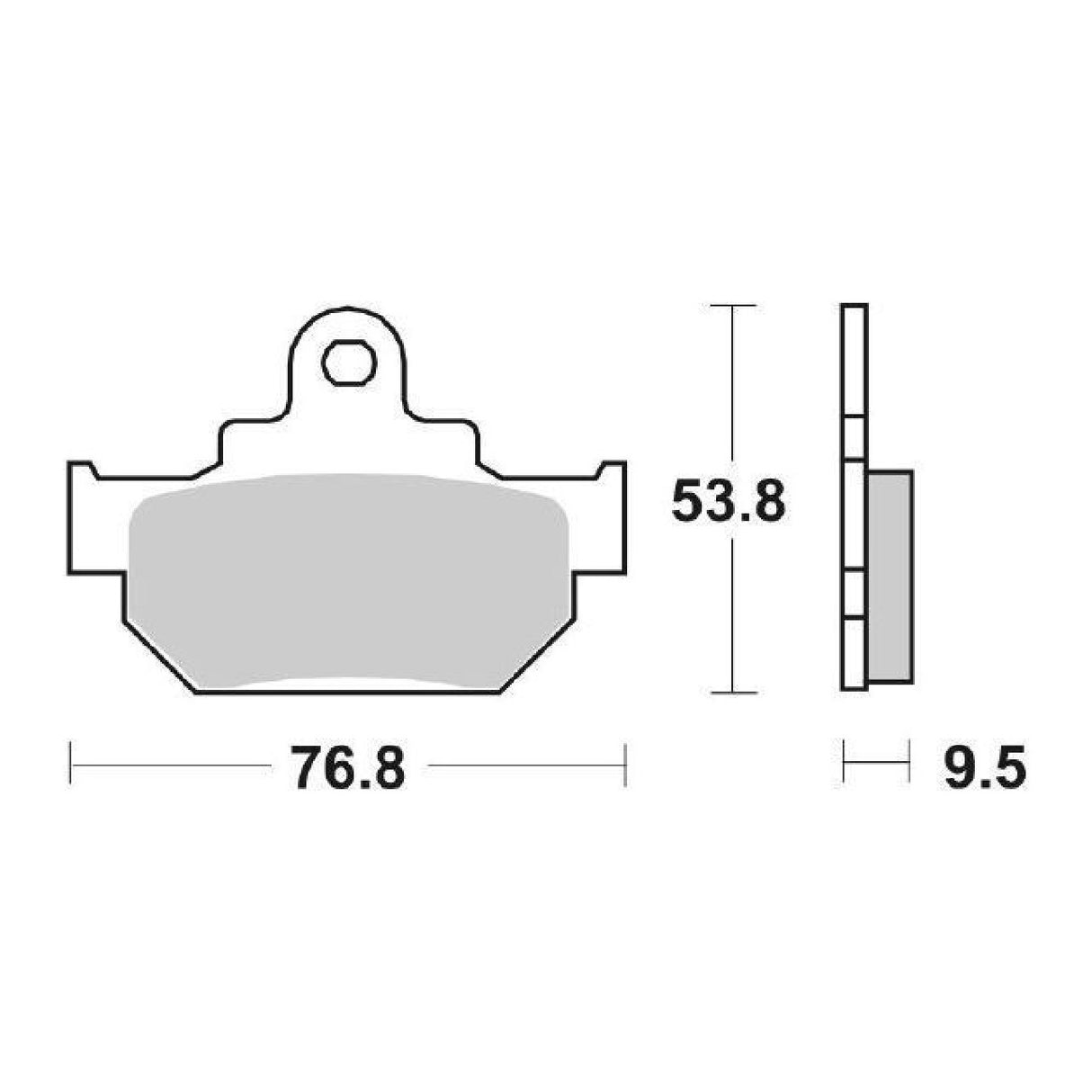 SBS 582HF Pastiglie freno MALAGUTI Runner YLC 125 CC 85