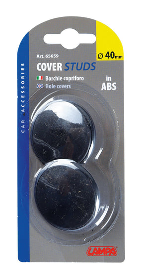 Lampa Coppia borchie copriforo in ABS -  40 mm 65659