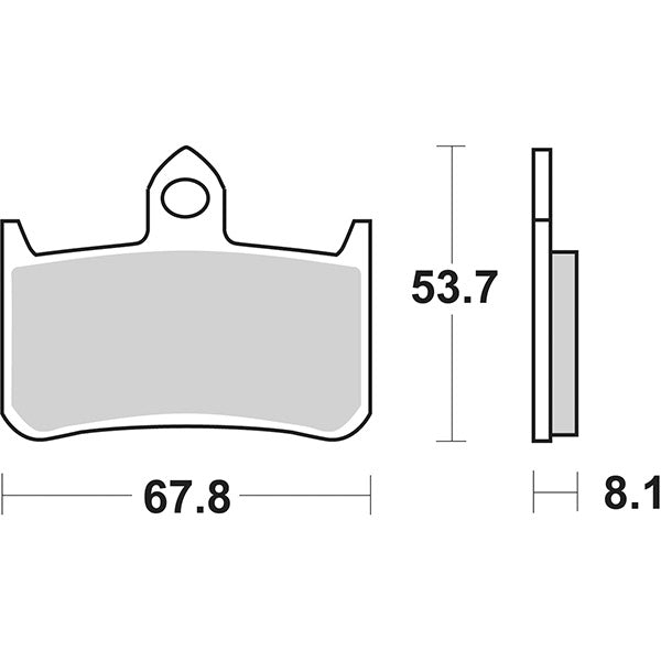 SBS 622DCC Racing Front Brake Pads HONDA NSR RK (MC18) 250 CC 89