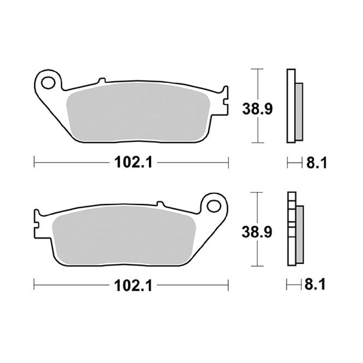 Pastillas de freno delanteras SBS 627SP BUELL Blast 500 CC 01/>