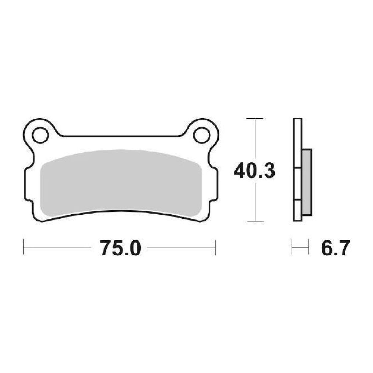SBS 636HF Bremsbeläge BETAMOTOR MX 50 CC 92/>