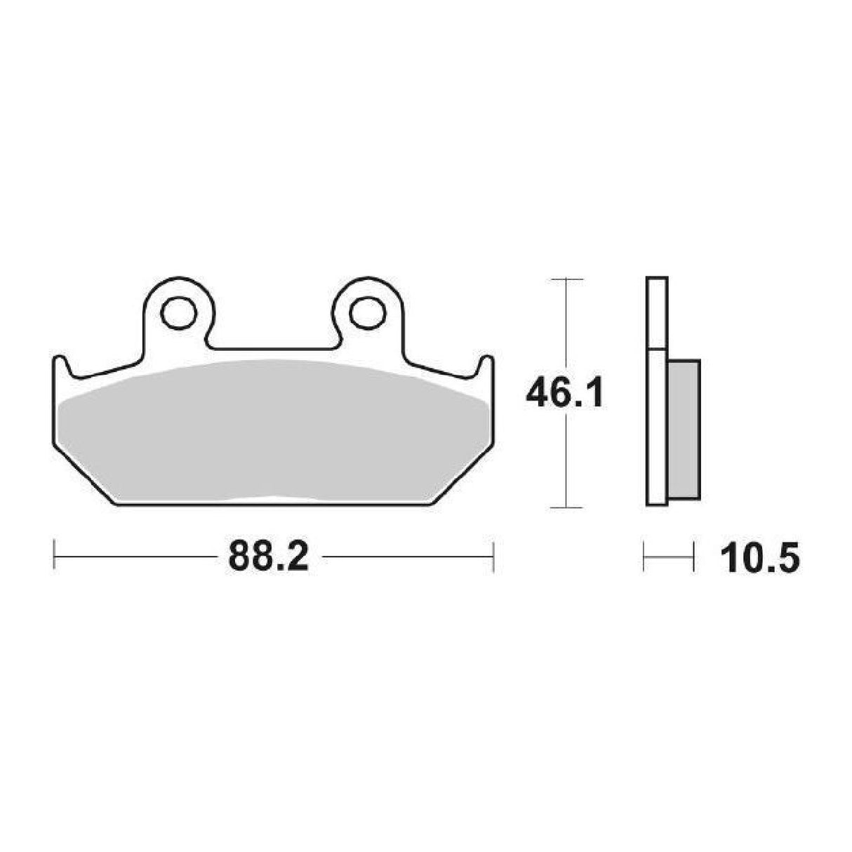 SBS 647HS Front Brake Pads CAGIVA Elefant / Elefant IE 900 CC 90/92