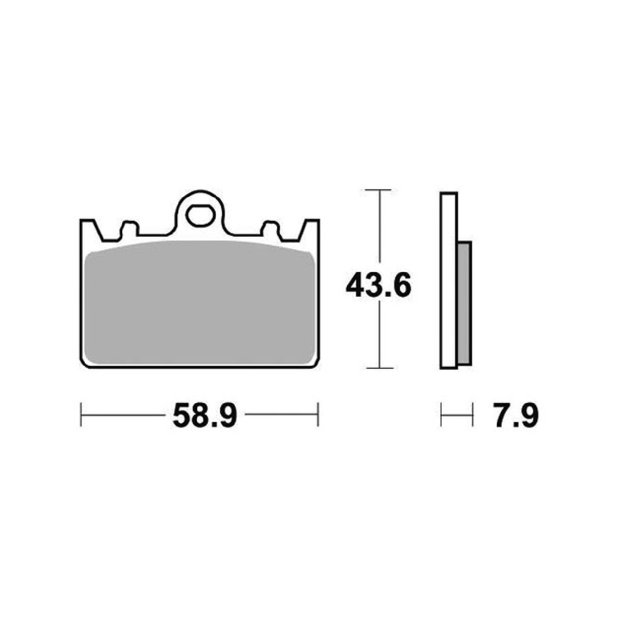 SBS 666RST Racing Front Brake Pads KAWASAKI ZXR/ZX4R Ninja 400 91/02