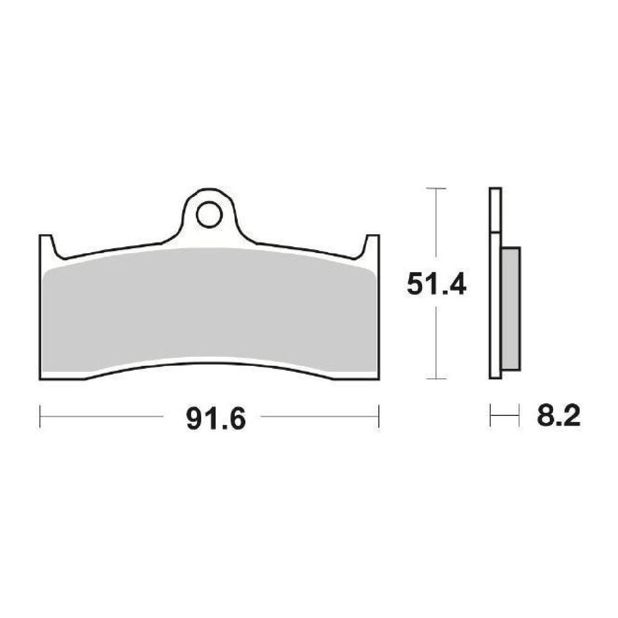 SBS 676HS Bremsbeläge vorne für HONDA CB F Super Four (SC40) 1300 cm³ 98/01