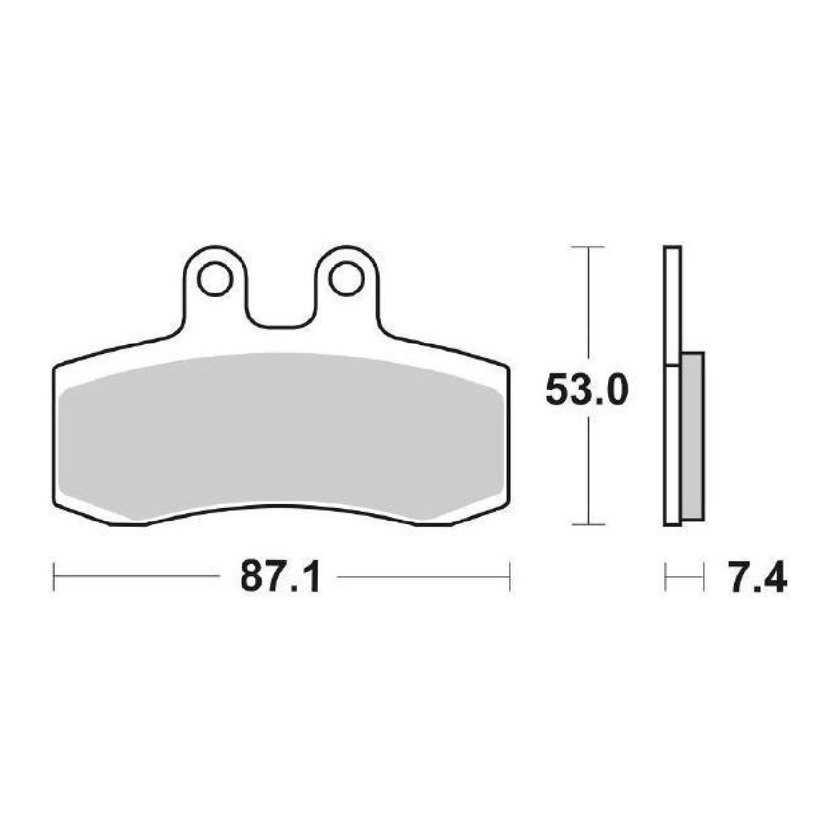 SBS 681HF Pastiglie freno APRILIA Pegaso / Cube / IE 650 CC 91/94