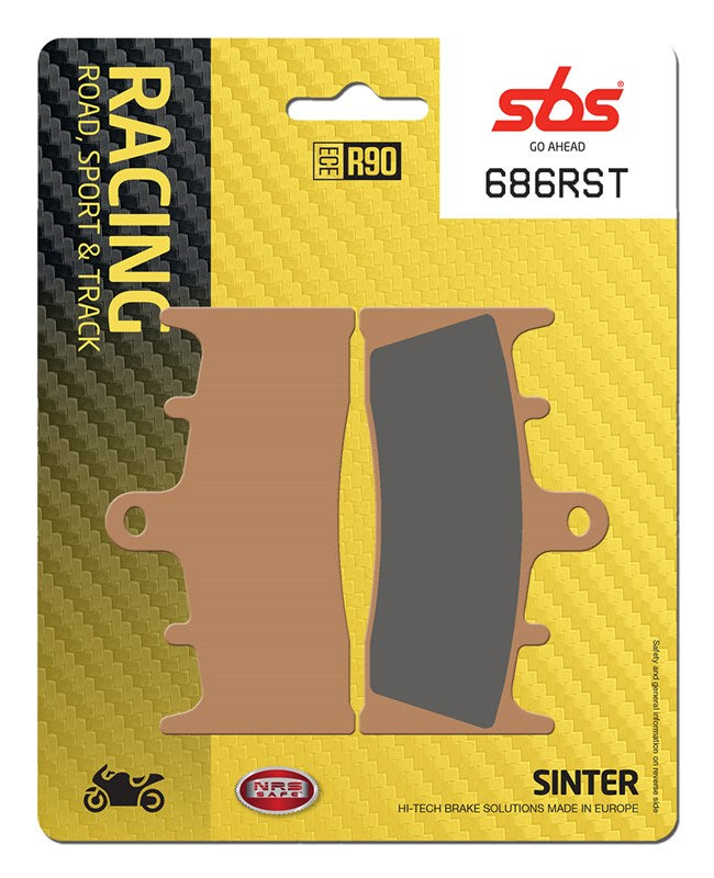 Pastillas de freno delanteras SBS RACING 686RST KAWASAKI ZX6R Ninja ZX600 98 01