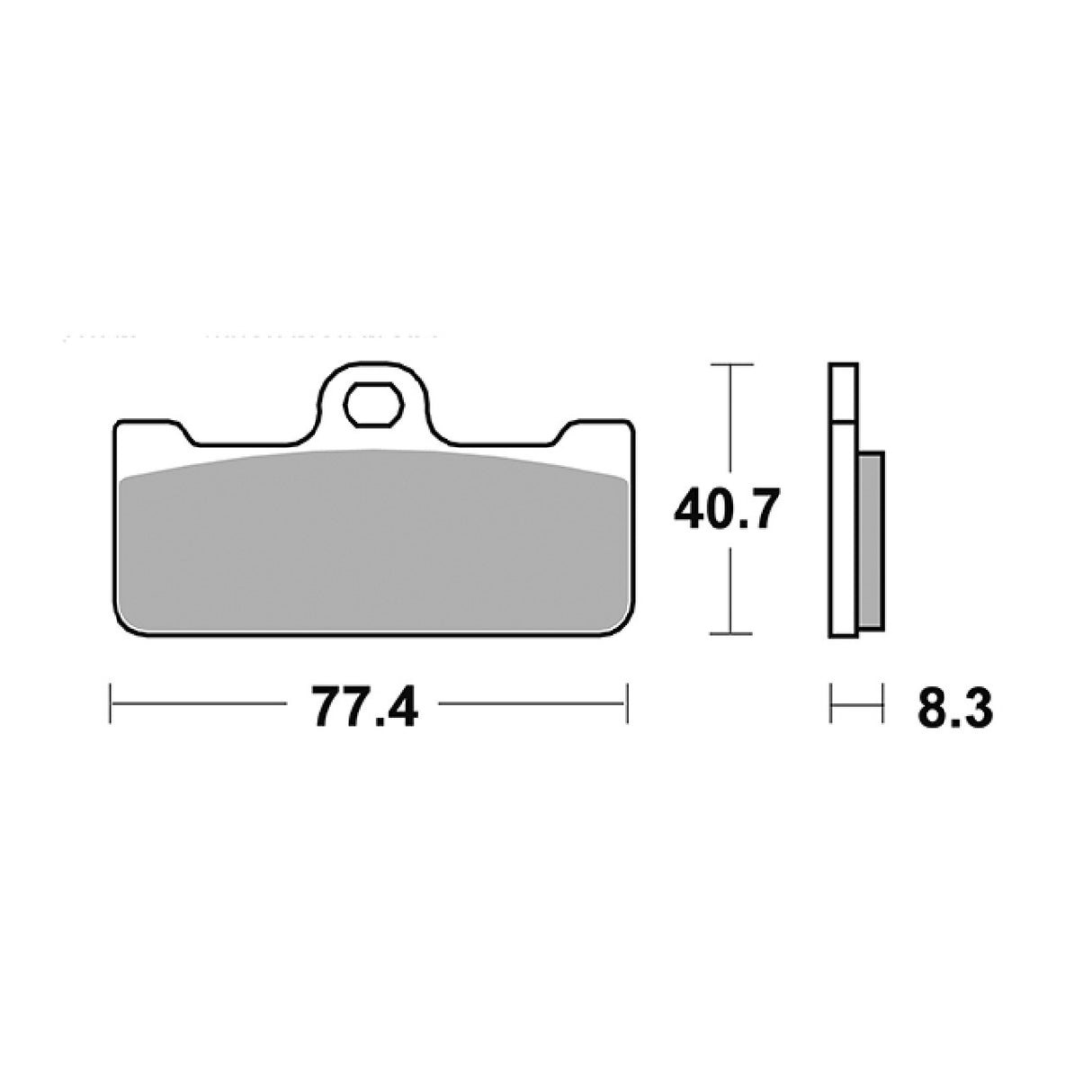 SBS 695DS-2 Racing Front Brake Pads APRILIA SXV VDB Replica 450 CC 08