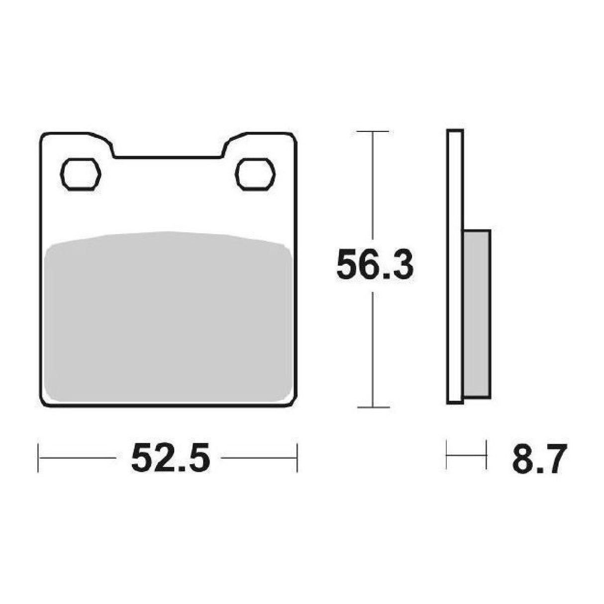 SBS 701LF Rear Brake Pads SUZUKI RF R 900 CC 94/95