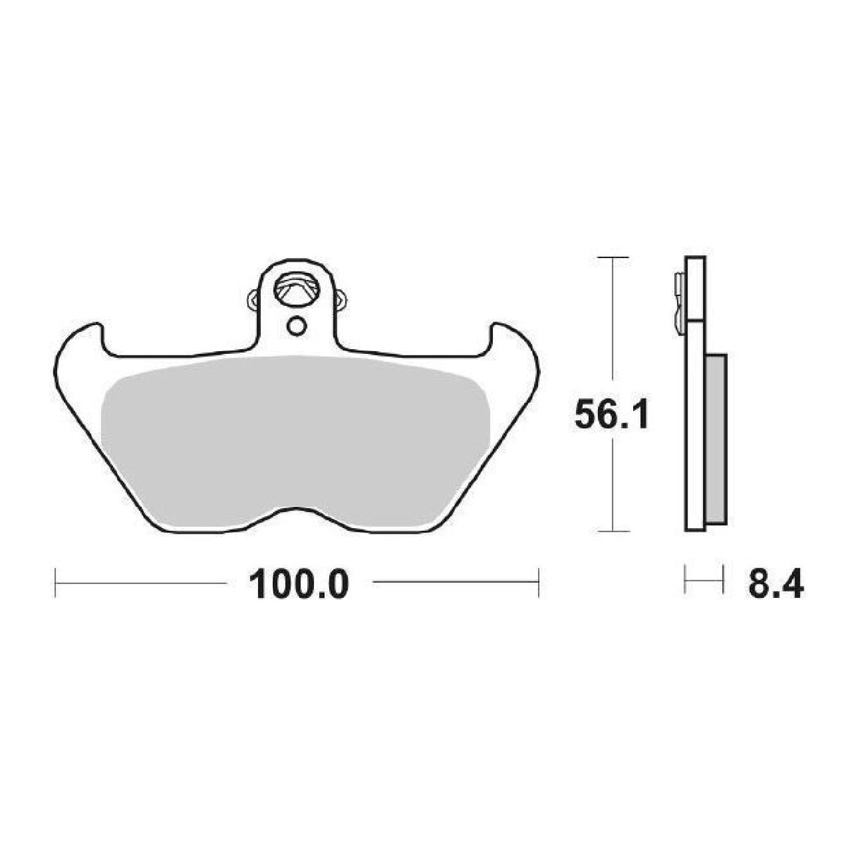 SBS 703HS Pastiglie freno anteriori BMW R C Avantgarde 850 CC 99/01