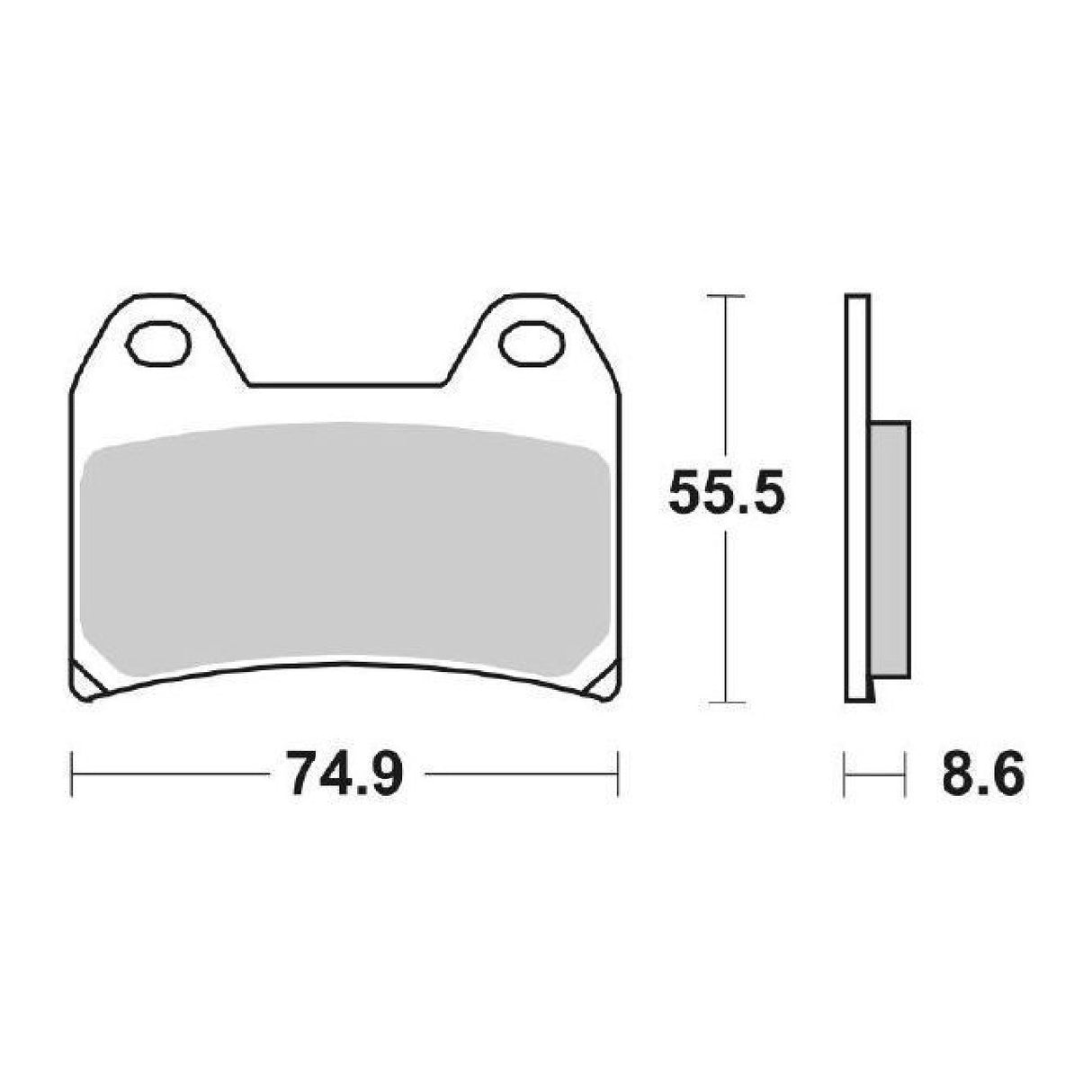 SBS 706HF Bremsbeläge für BENELLI BN302 300 cm³ 14