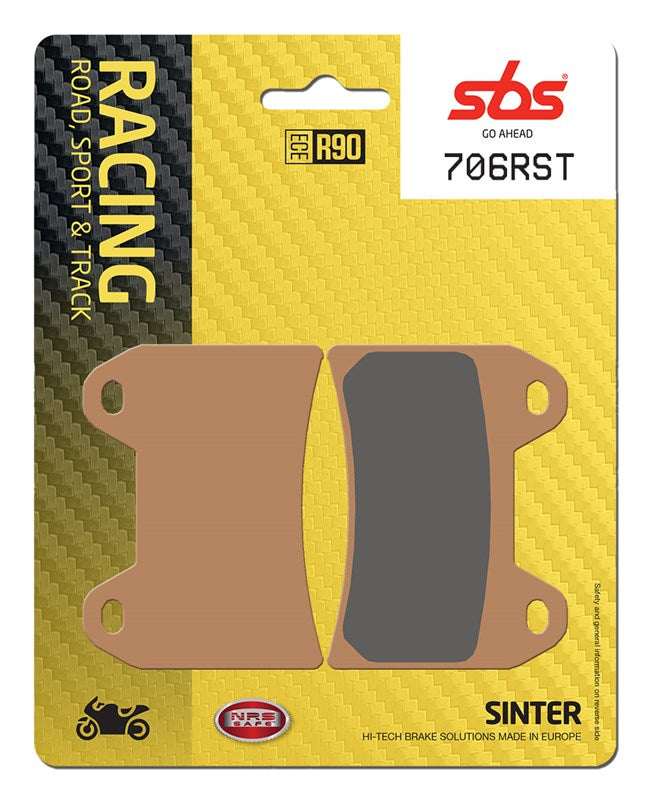 Pastillas de freno delanteras SBS RACING 706RST para APRILIA RS 1998-2003