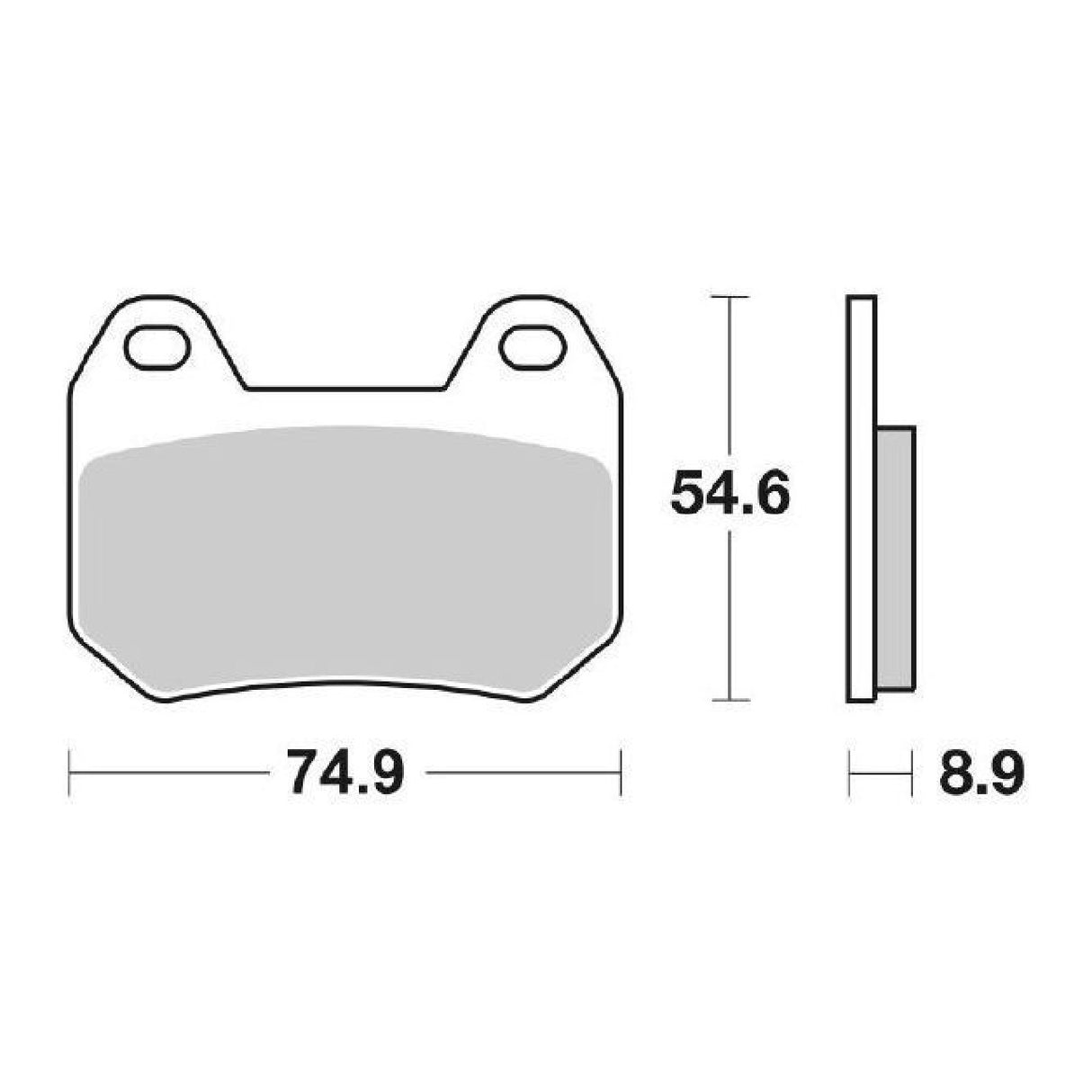 SBS 746HF Bremsbeläge für BMW K LT/M (K76) 1200 cm³ 99/10
