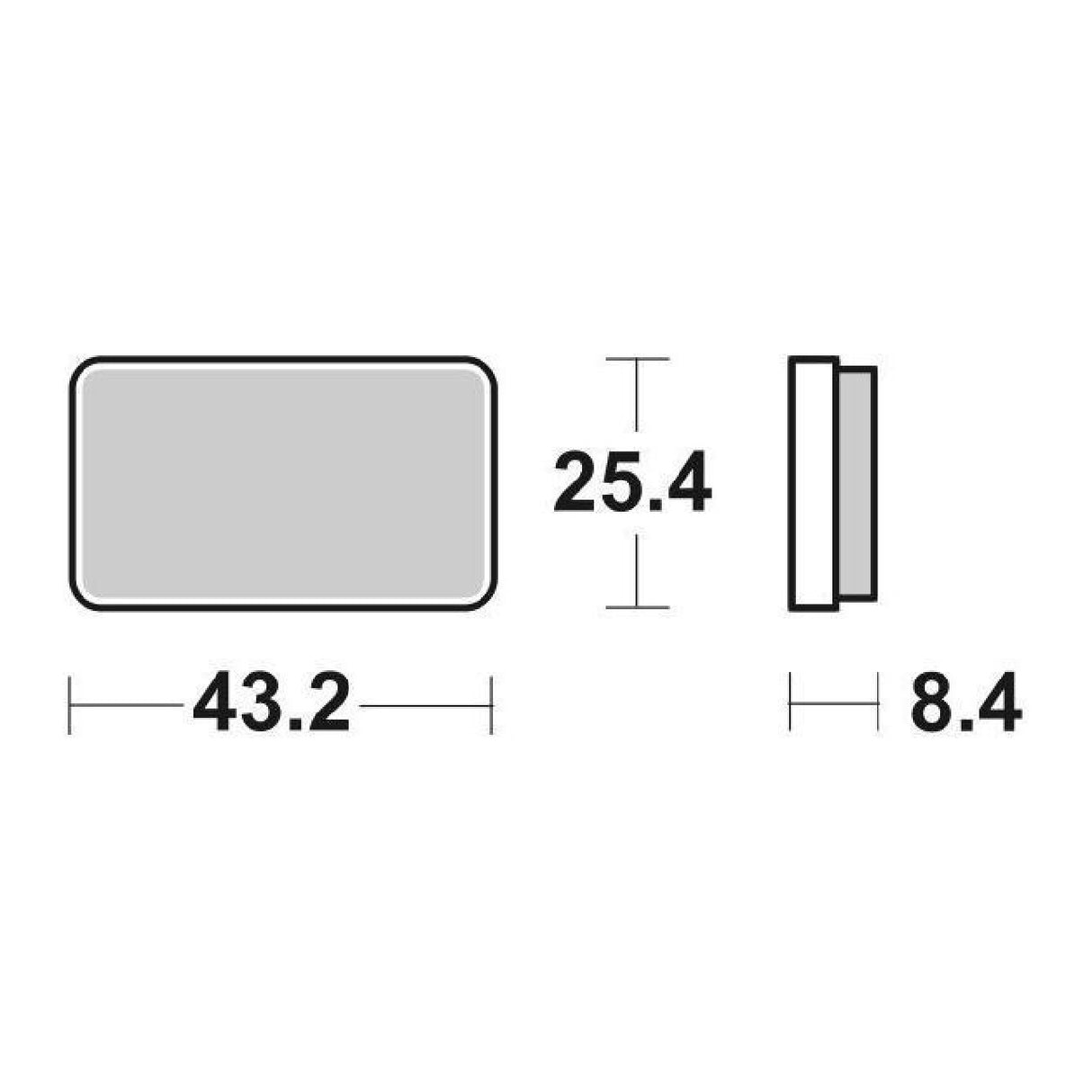 SBS 827ATS Pastiglie freno ARTIC CAT 2X4 250 CC 99/>