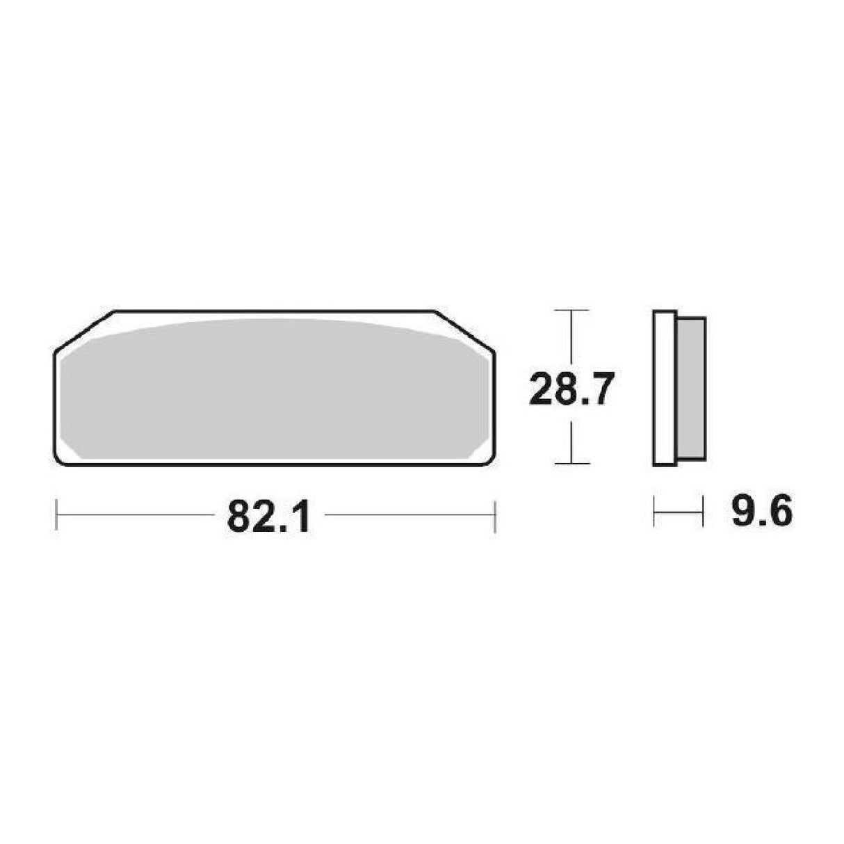 SBS 845DC Pastiglie freno anteriori Racing BREMBO RADIALE MONBLOCCO GP TYPE