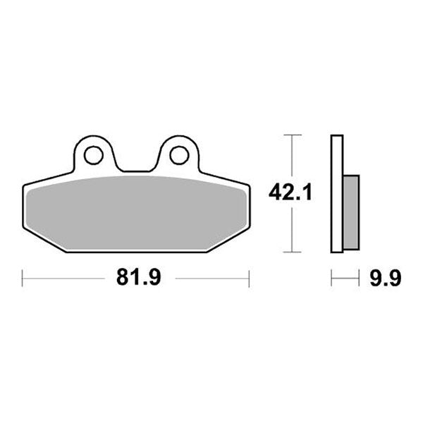 Sbs Brake Pads 949H.Ls HARLEY DAVIDSON 1745 FLDE Softail De Luxe 2018-2020