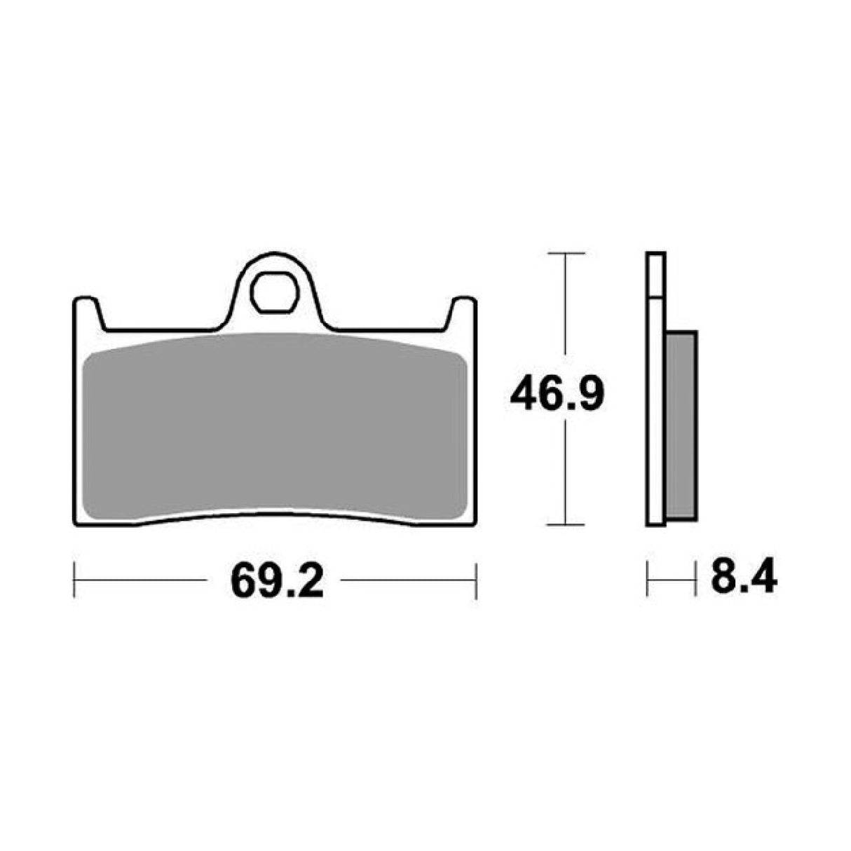 SBS 96601 Pastiglie freno