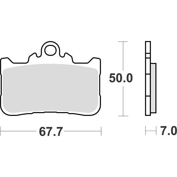 Sbs Pastiglie Freno 994Hs HONDA 500 CB FA ABS (PC45B/PC58A/PC63A) 2022-2022