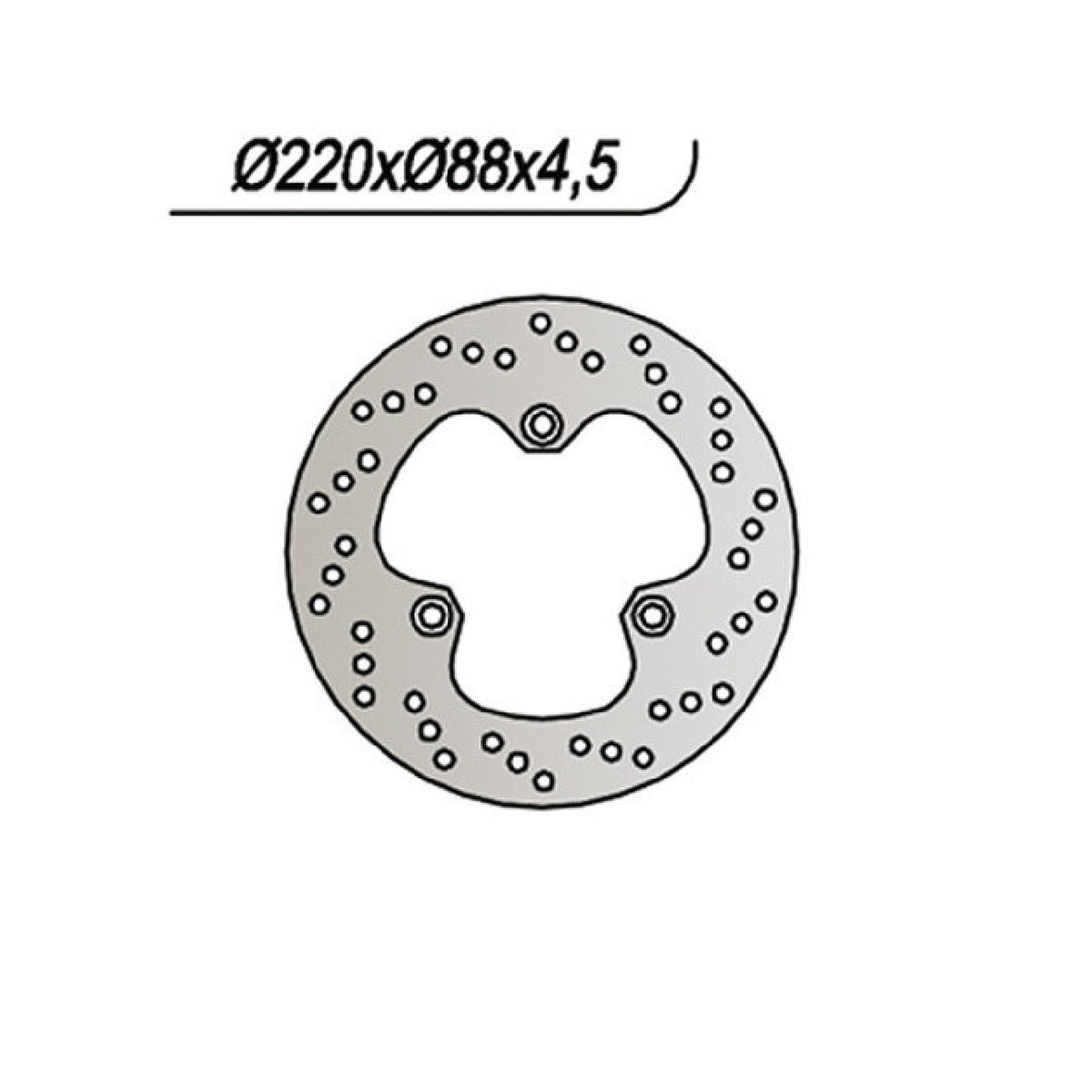 NG 041 Disco de freno HONDA CBR F (H/J/K/L) (PC19/PC23) 600 CC 87/90