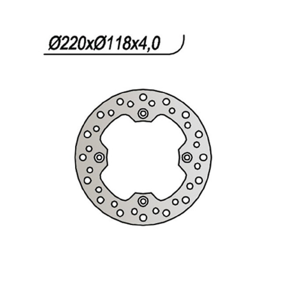 NG 044 Disco Freno SUZUKI DR R (SJ45A) 250 CC 95/00