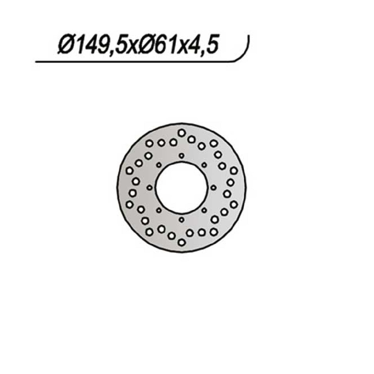 NG 047 Disco Freno POLARIS Sportsman 400 CC 01/02