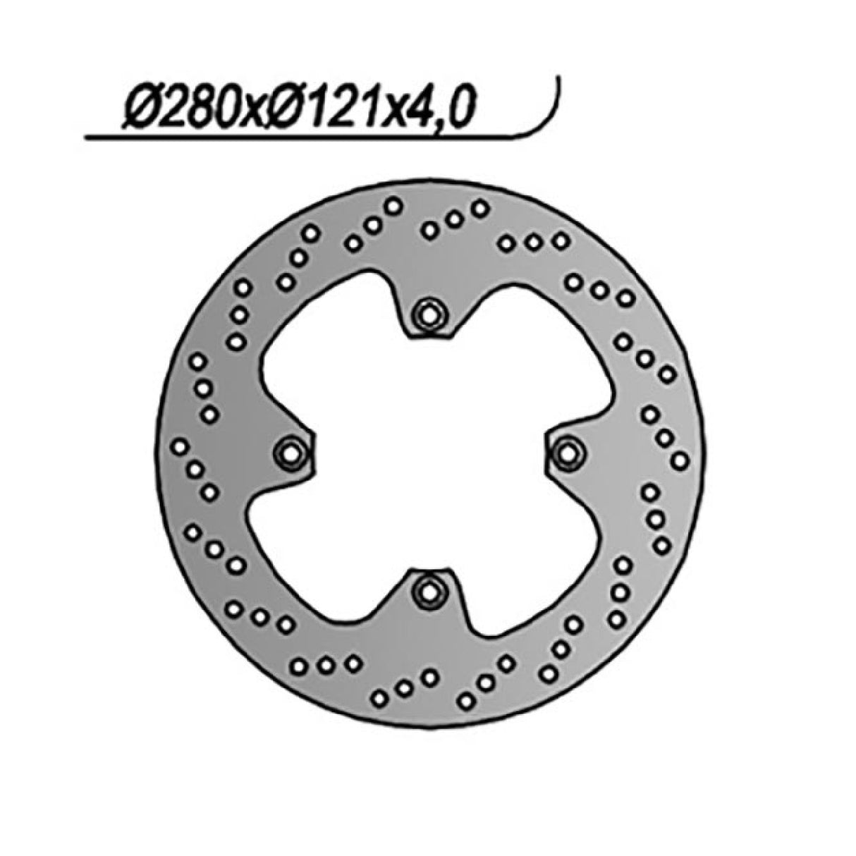 NG 052 Bremsscheibe Suzuki DR R (SP41A) 650 CC 90/91