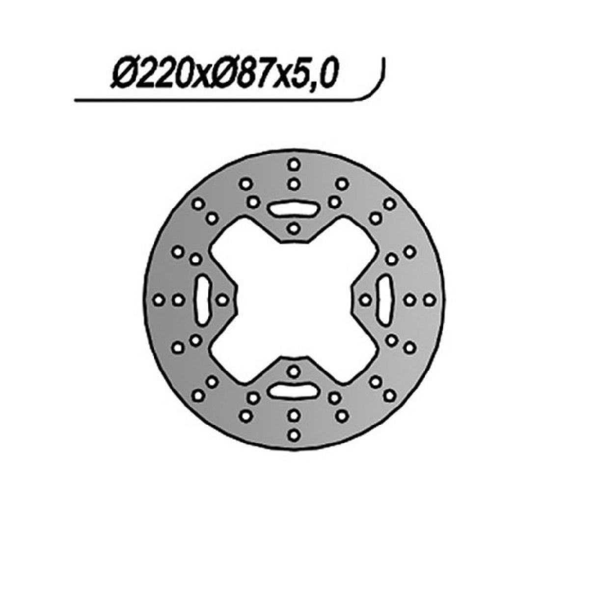 NG 1007 Disco de freno MOTO MORINI 9 1/2 1200 CC 06/10