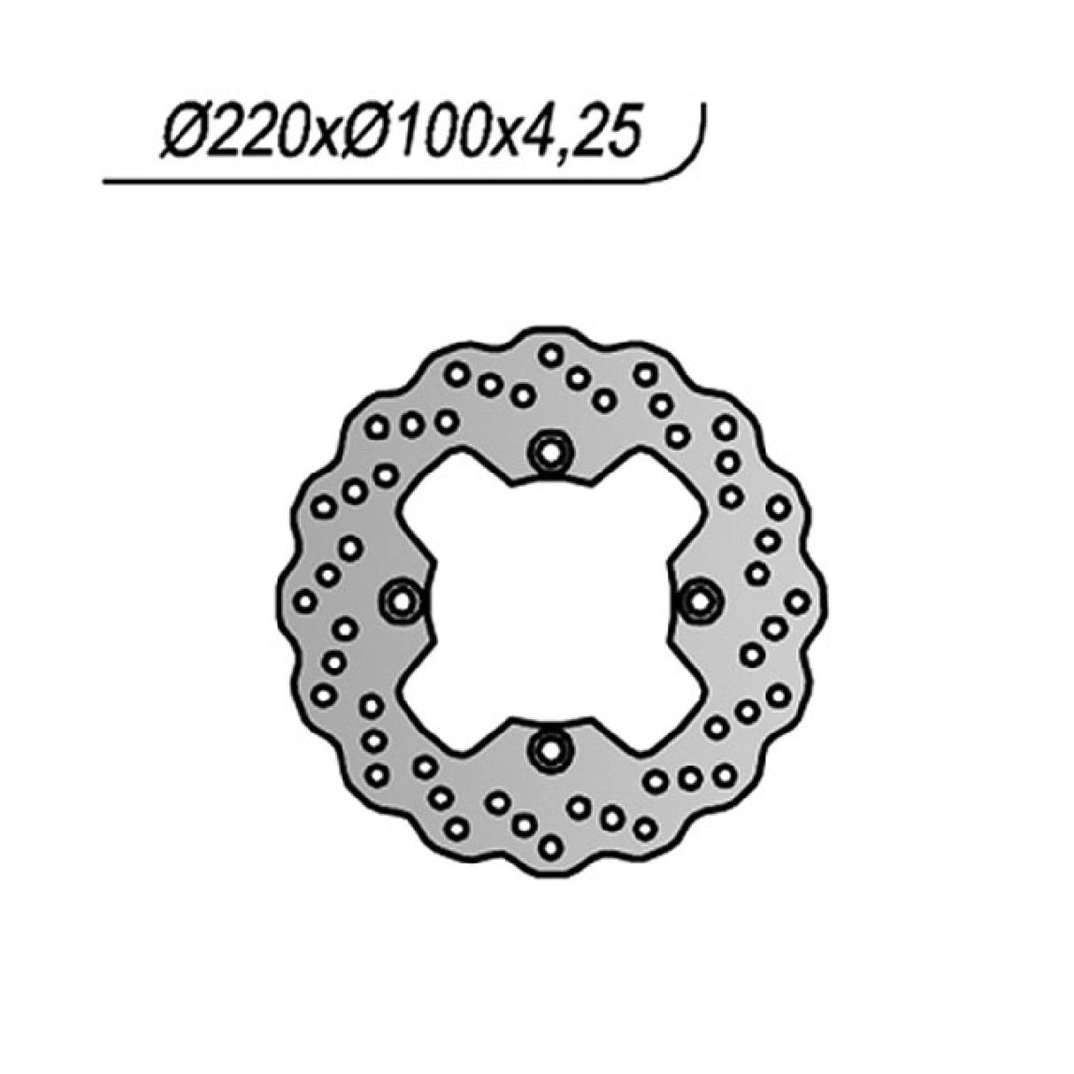 Disco de freno NG 100X KAWASAKI ZX6R Ninja 600 CC 98/01