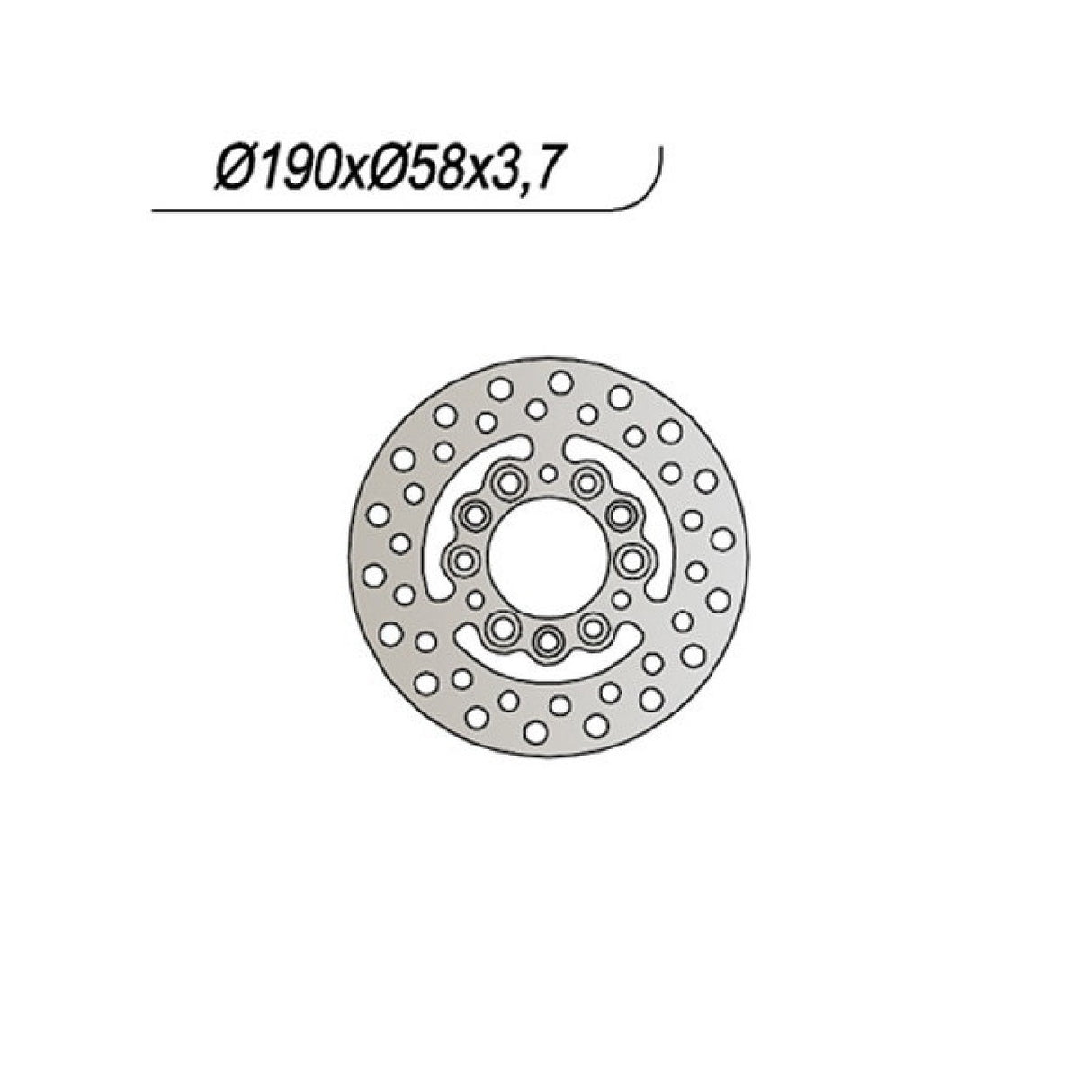 NG 1022 Bremsscheibe ADLY Predator 2T 50 CC 97/00