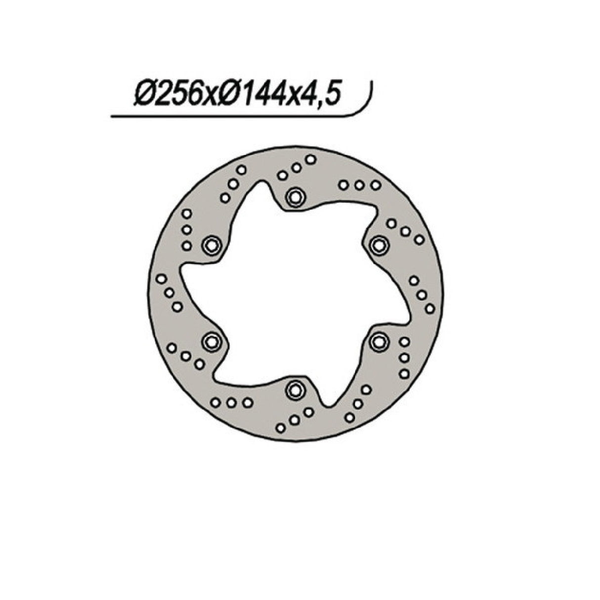 NG 1023 Disco de Freno HONDA SH (NF0211/NF02A) 300 CC 07/10