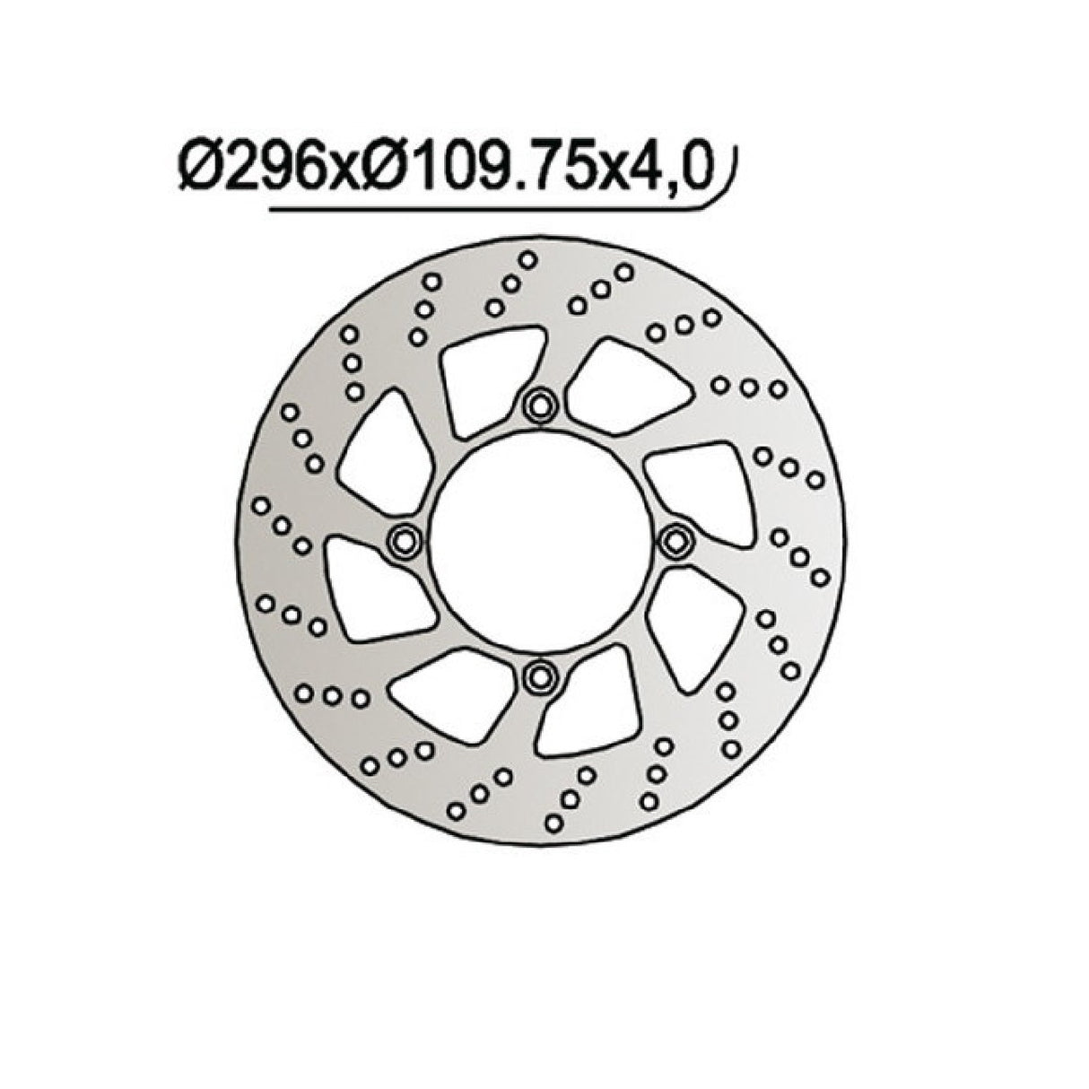 NG 1024 Bremsscheibe HONDA FMX (RD12) 650 CC 05/07