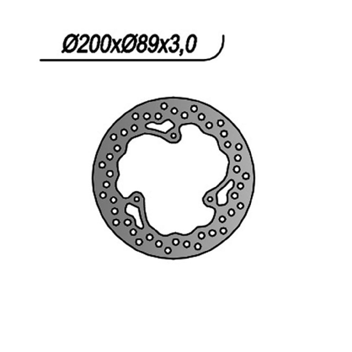 NG 1025 Bremsscheibe HUSQVARNA TC 65 CC 17/20