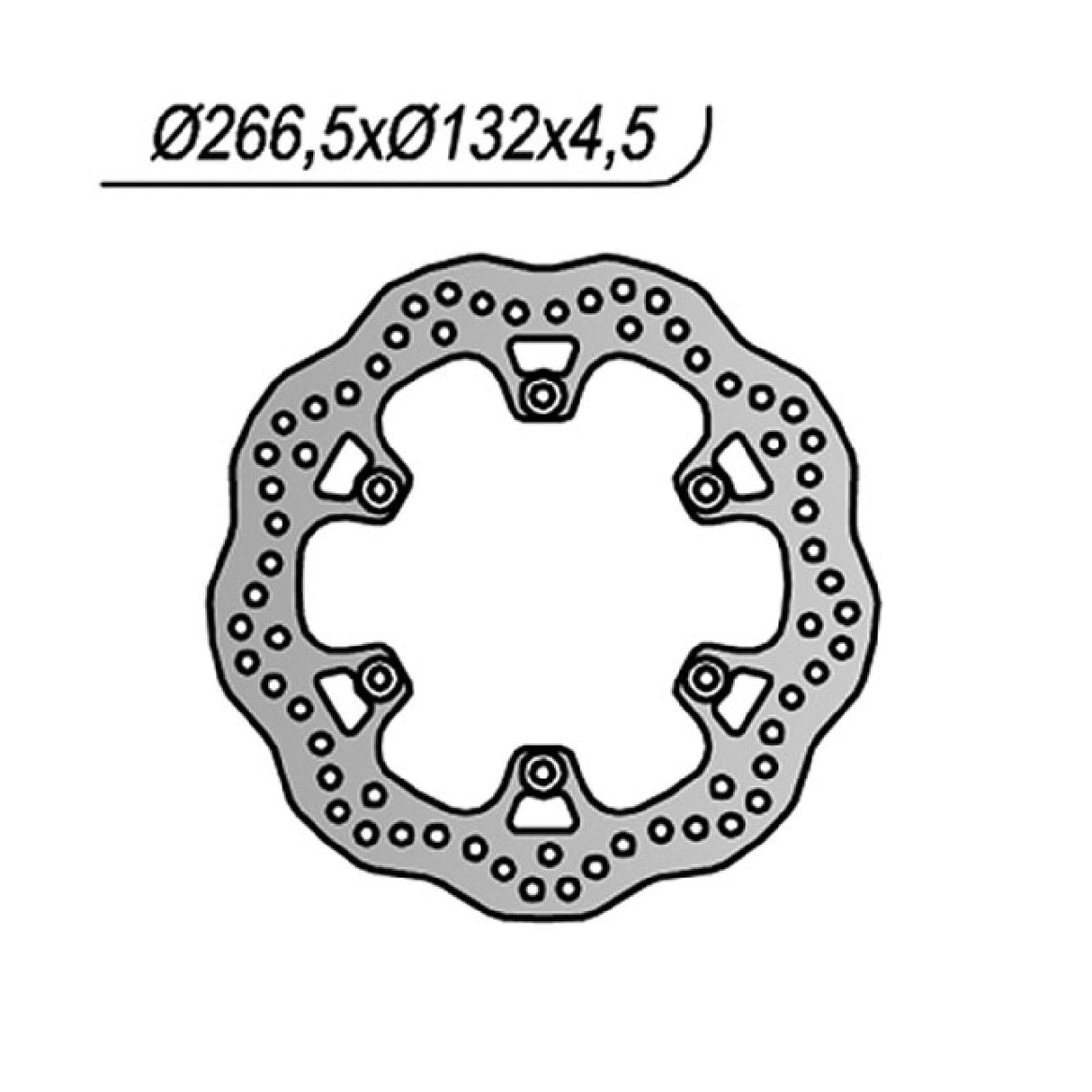 Disco de freno NG 1032X YAMAHA XP T-Max (SJ011) 500 CC 01/03
