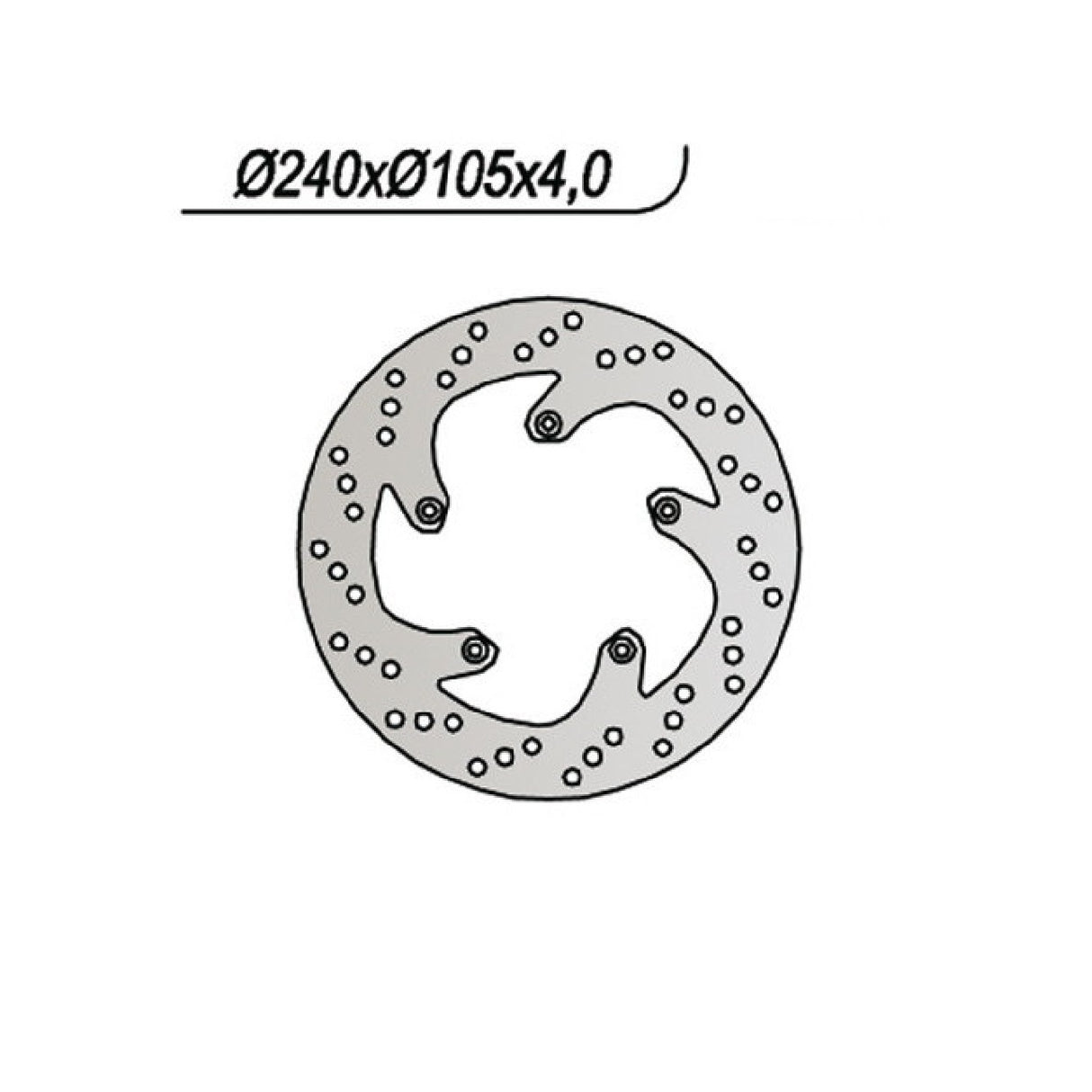 NG 1034 Bremsscheibe BENELLI Velvet/Velvet Touring 250 cm³ 99/02