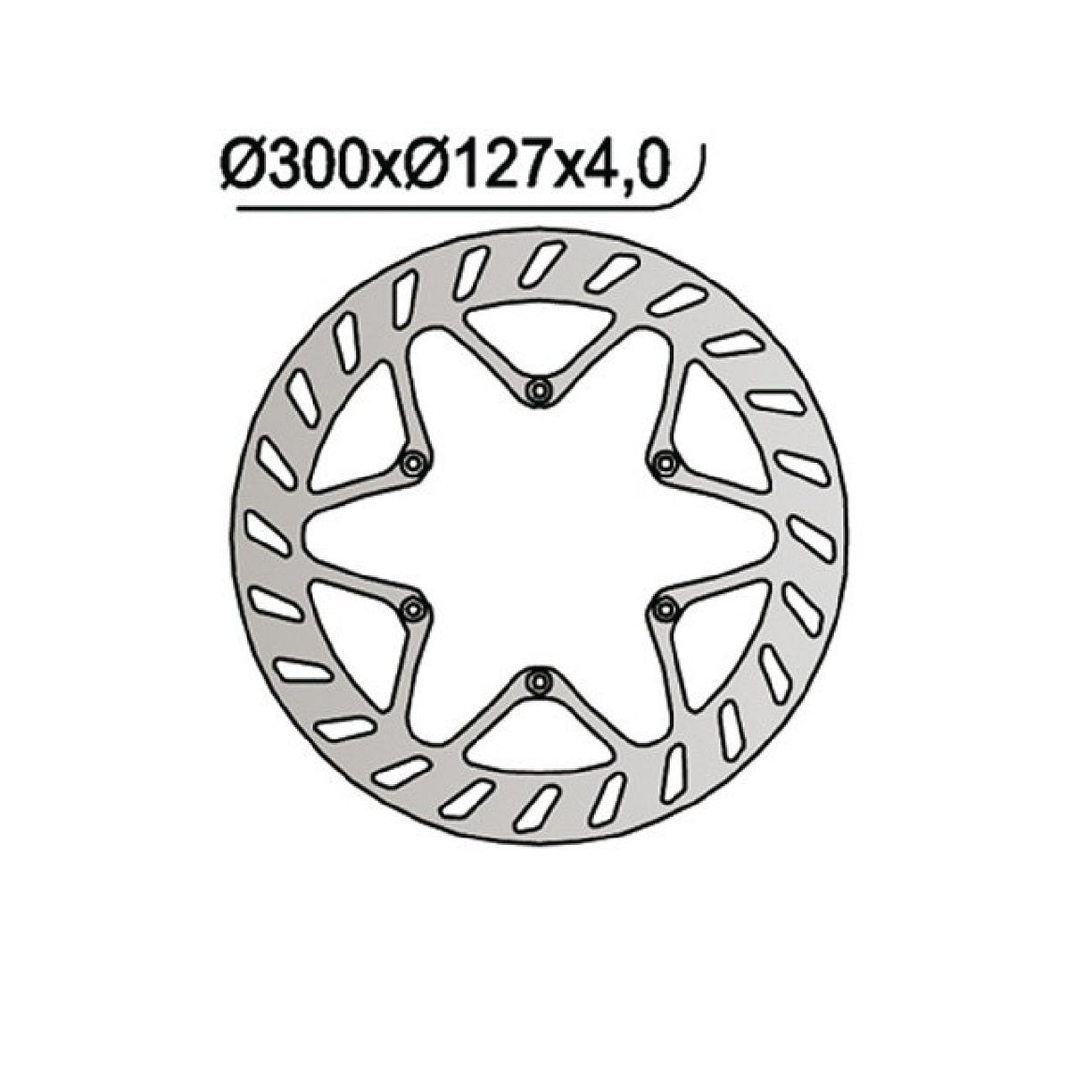 NG 1043 Bremsscheibe KTM LC4 EGS 4T 400 CC 96/01