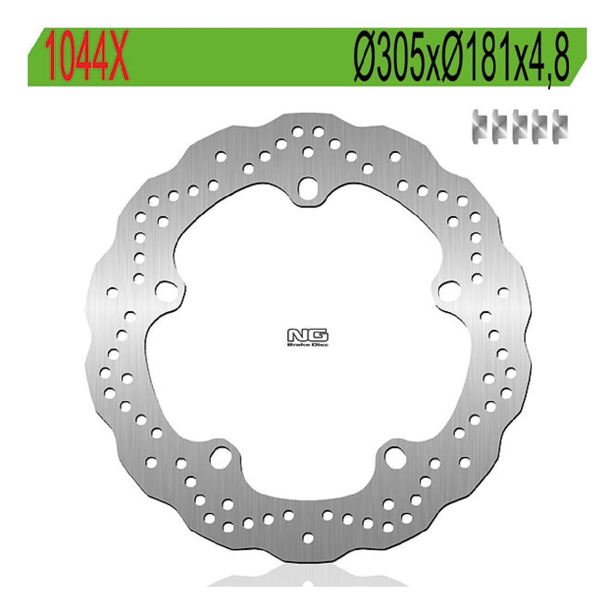 NG 1044X Disco de Freno BMW R GS (K50) 1200 CC 13/18