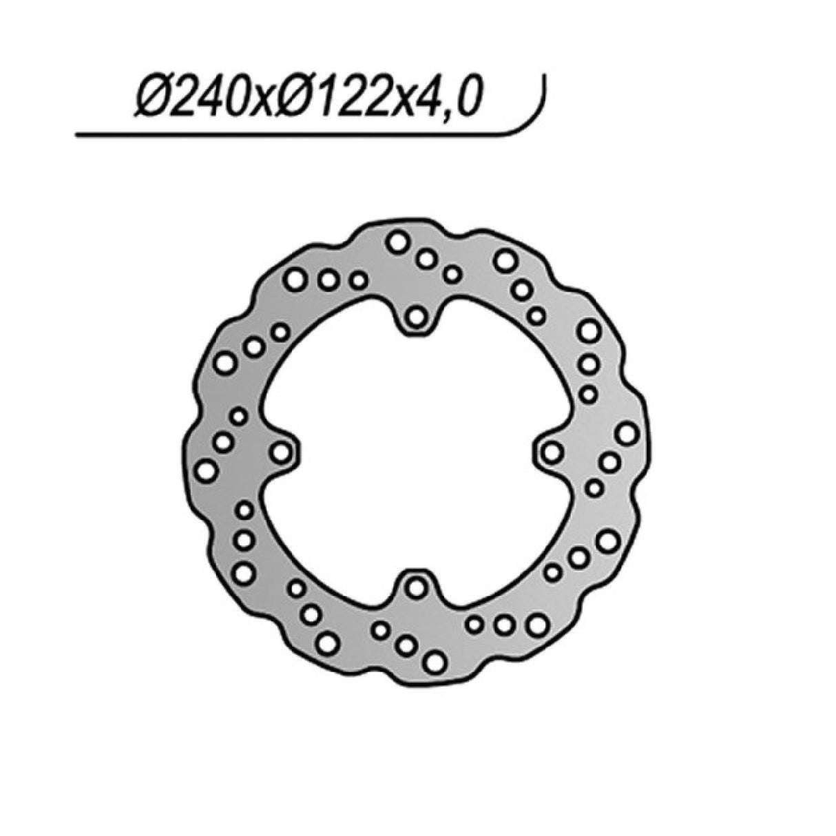 NG 1049X Disco Freno SUZUKI RMZ 4T 250 CC 07/18