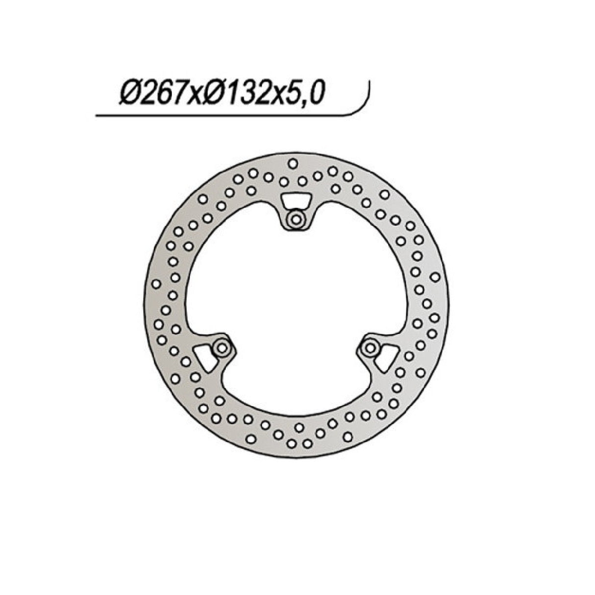 Disco de freno NG 1054 YAMAHA YP Majesty (5GM/5SJ) 250 CC 04/06