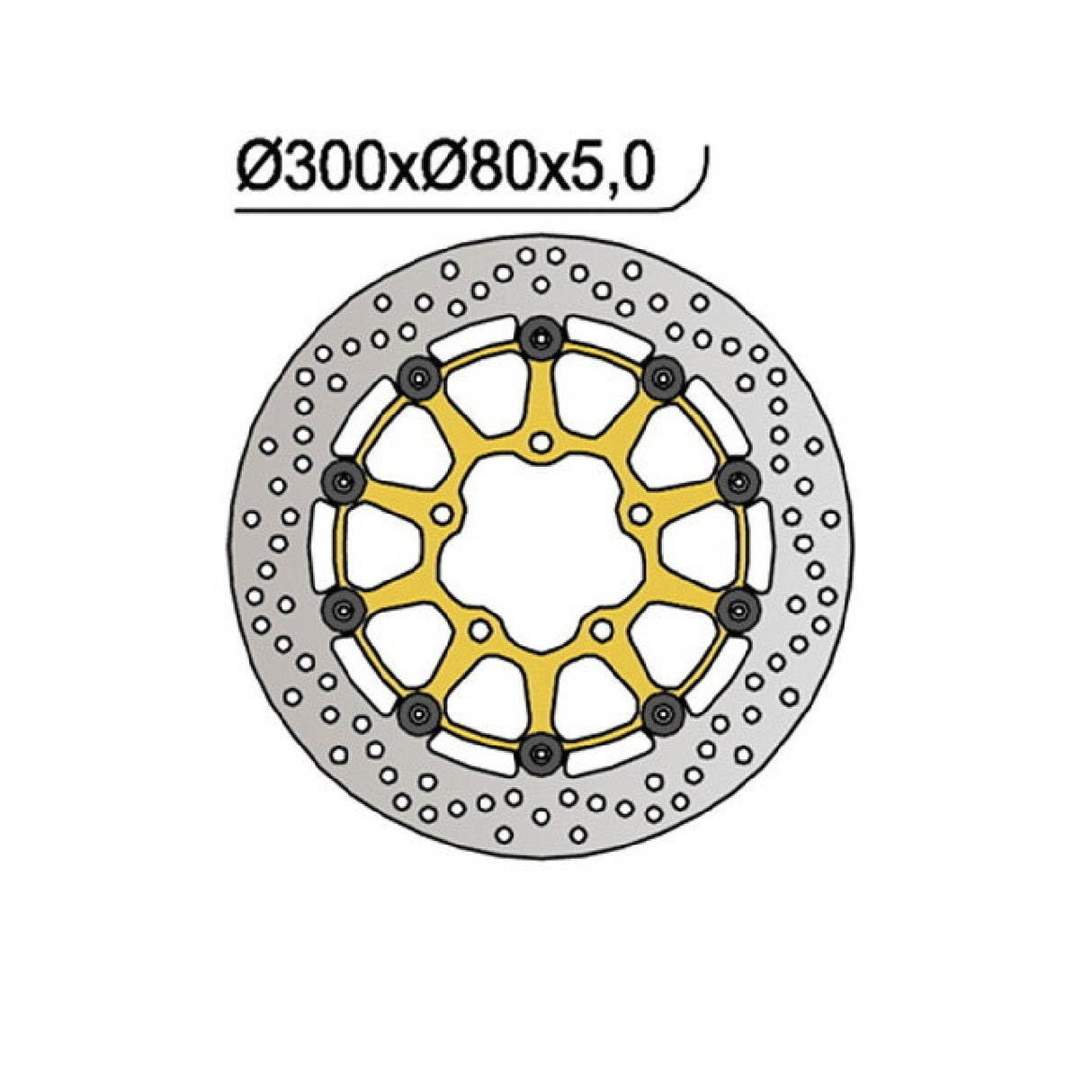NG 1056 Disco de Freno KAWASAKI ZX6R Ninja 600 CC 07/16