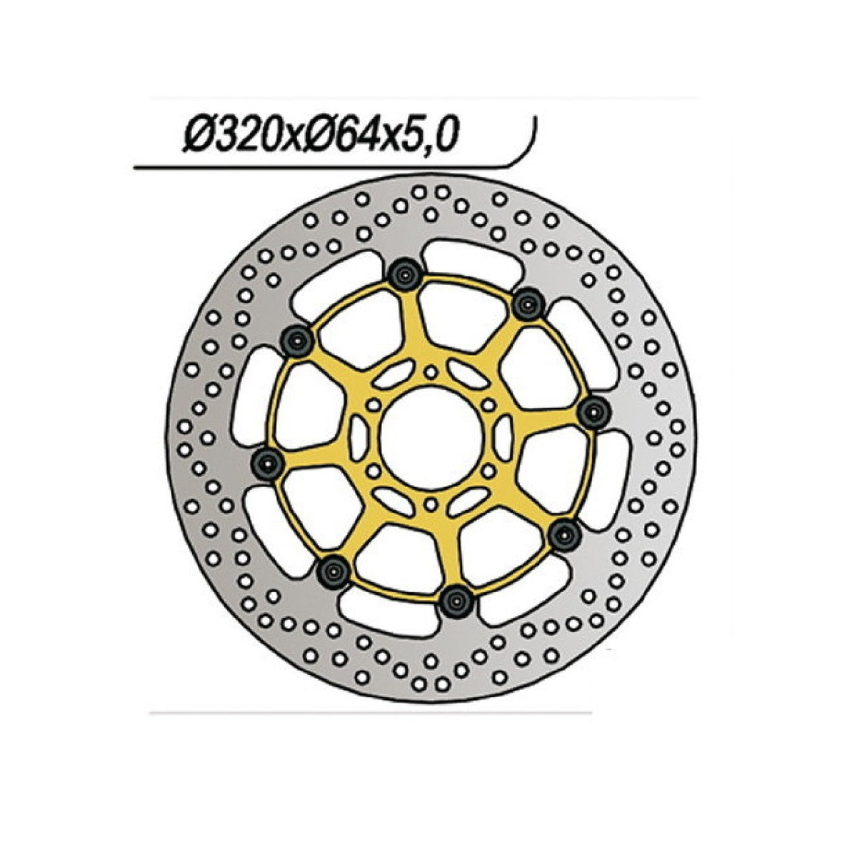 NG 1060 Brake Disc APRILIA MX SM (11K) 125 CC 04/06