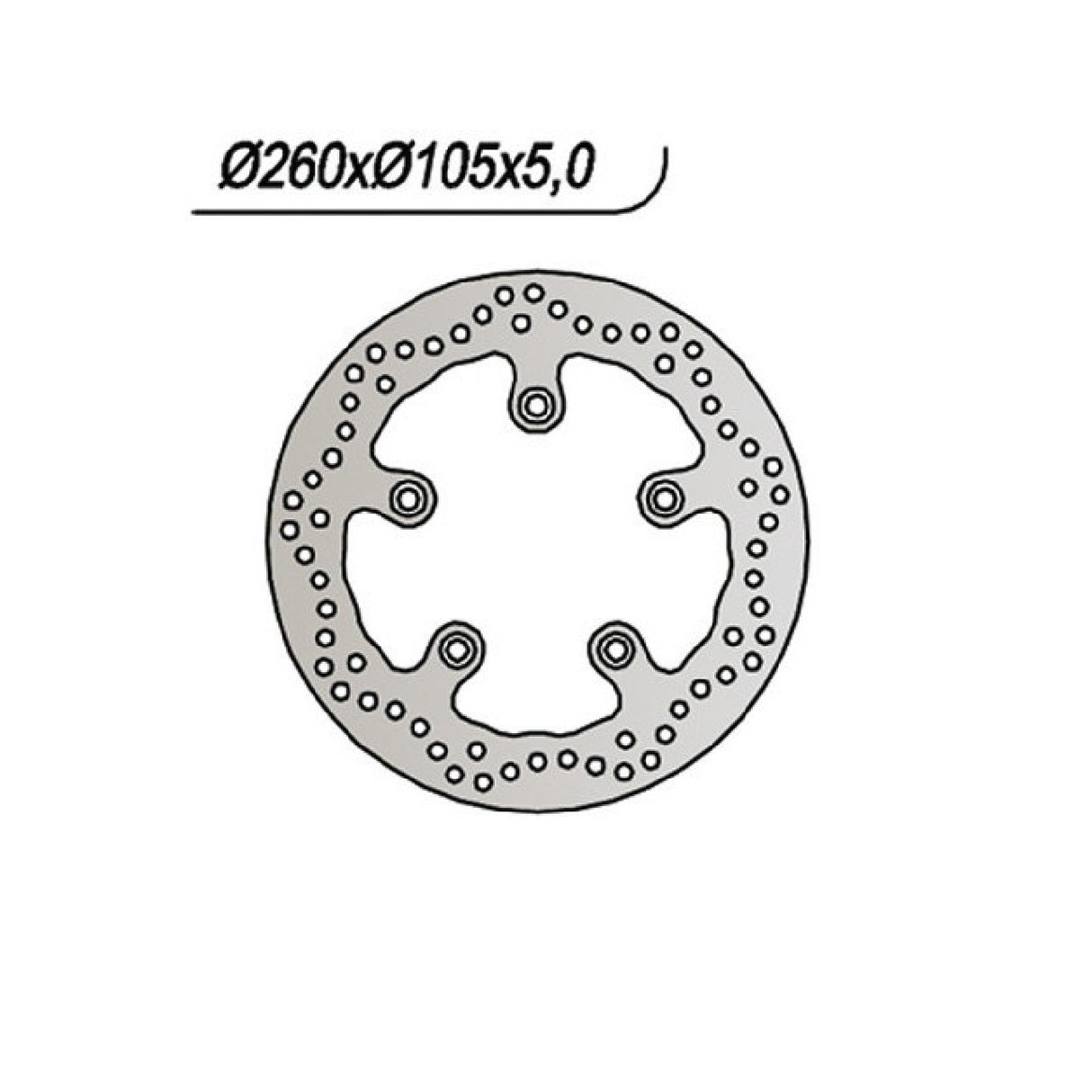 NG 1066 Brake Disc KYMCO Xciting (T71000) 250 CC 04/05