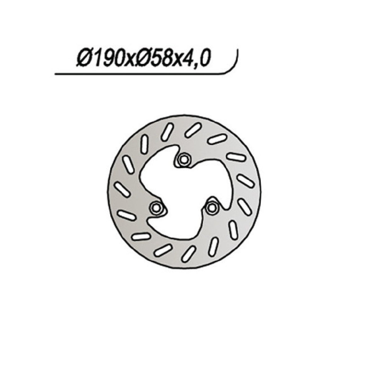 NG 107 Bremsscheibe ADLY Predator 2T 50 CC 97/00