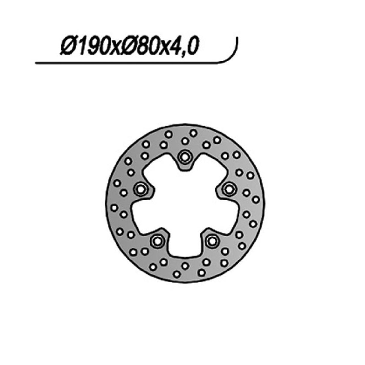 NG 1070 Disco Freno SYM Jet 50 CC 99/02