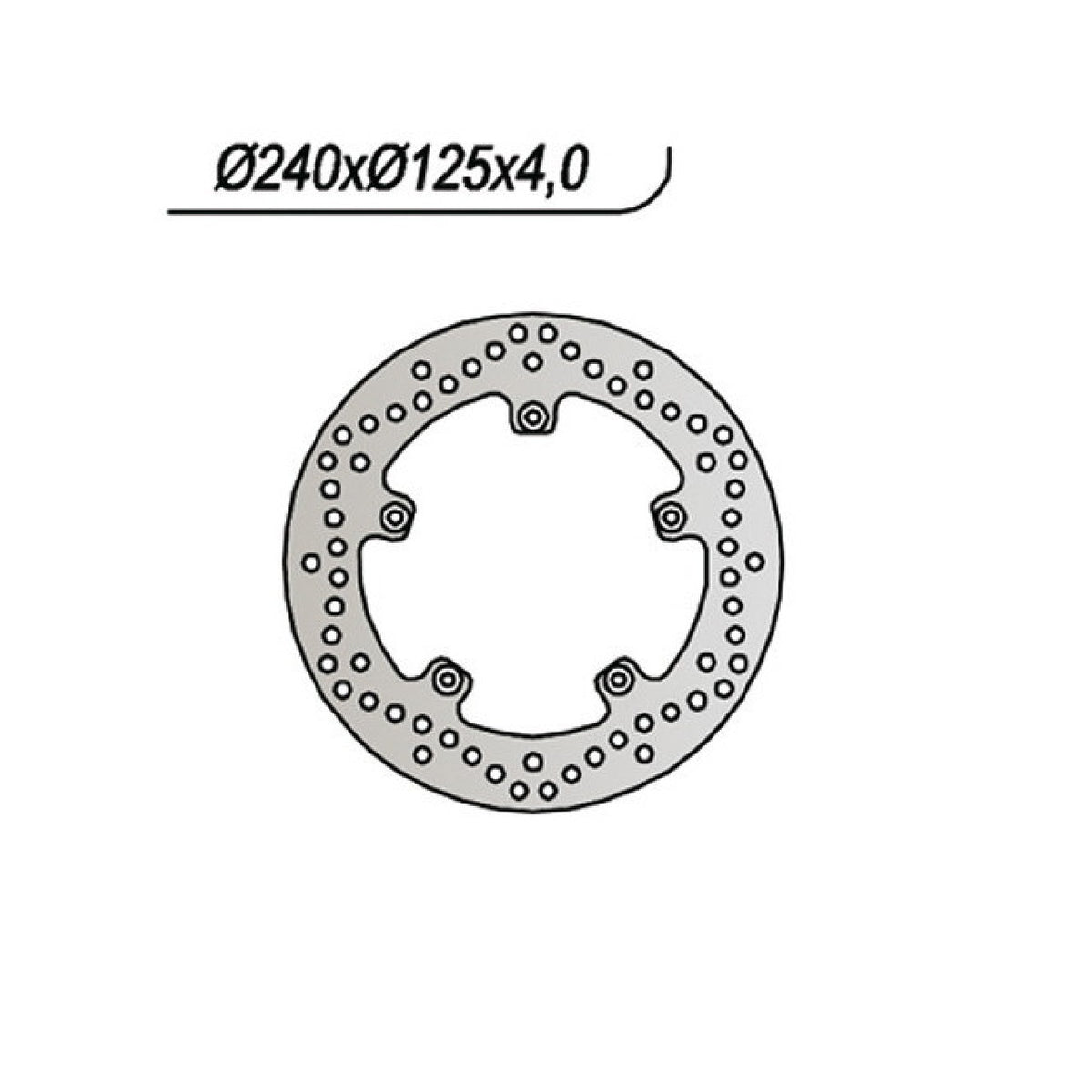 NG 1071 Disco de freno APRILIA Scarabeo GT 4T Piaggio 125 03/06