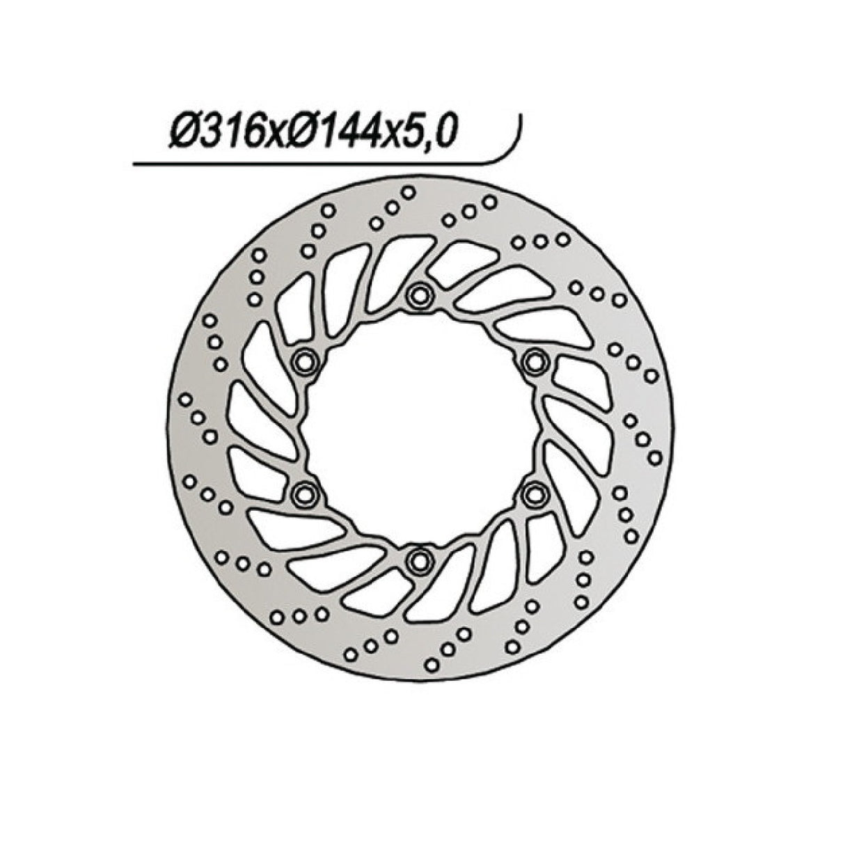 NG 1073 Disco Freno HONDA ST Pan European (SC26) 1100 CC 96/01