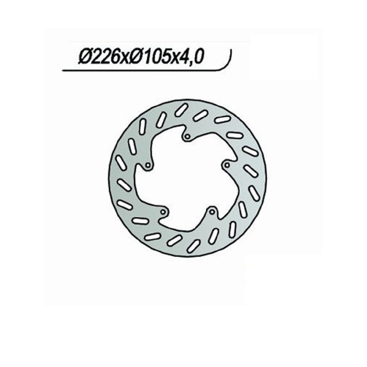 NG 1078 Brake Disc PEUGEOT Looxor Carb. 50 CC 01/07