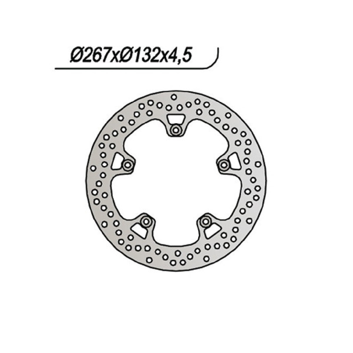 NG 1081 Bremsscheibe YAMAHA YPR X Max (SE321/SE541/SG252) 125 cm³ 06/13