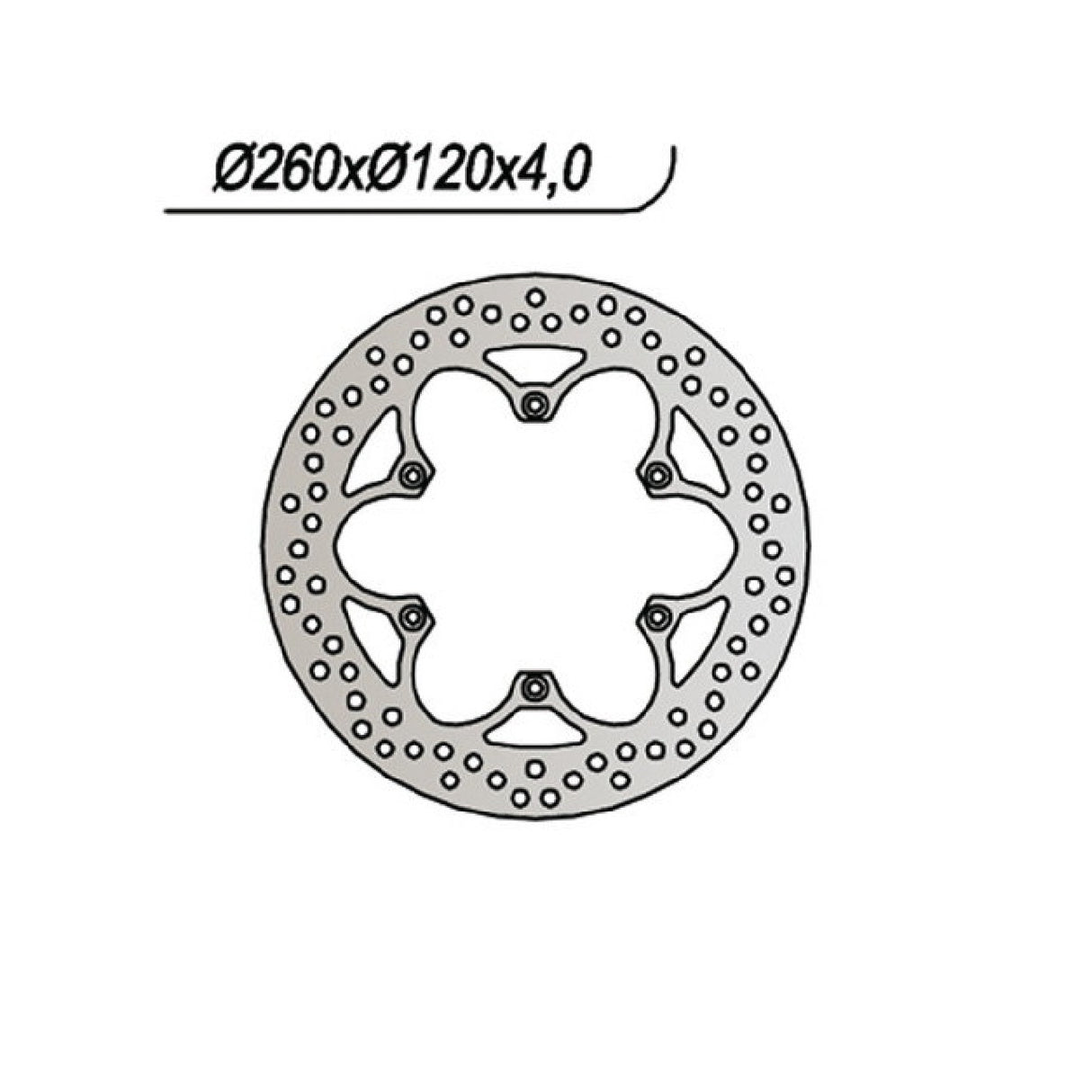 NG 1087 Bremsscheibe MALAGUTI Spidermax GT 500 CC 04/07